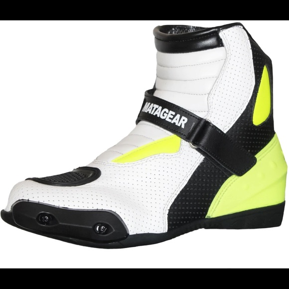 MEN MOTORCYCLE NEW SS609-YW CE RATED SHOES/BOOTS MEN BOOTS - Picture 6 of 12